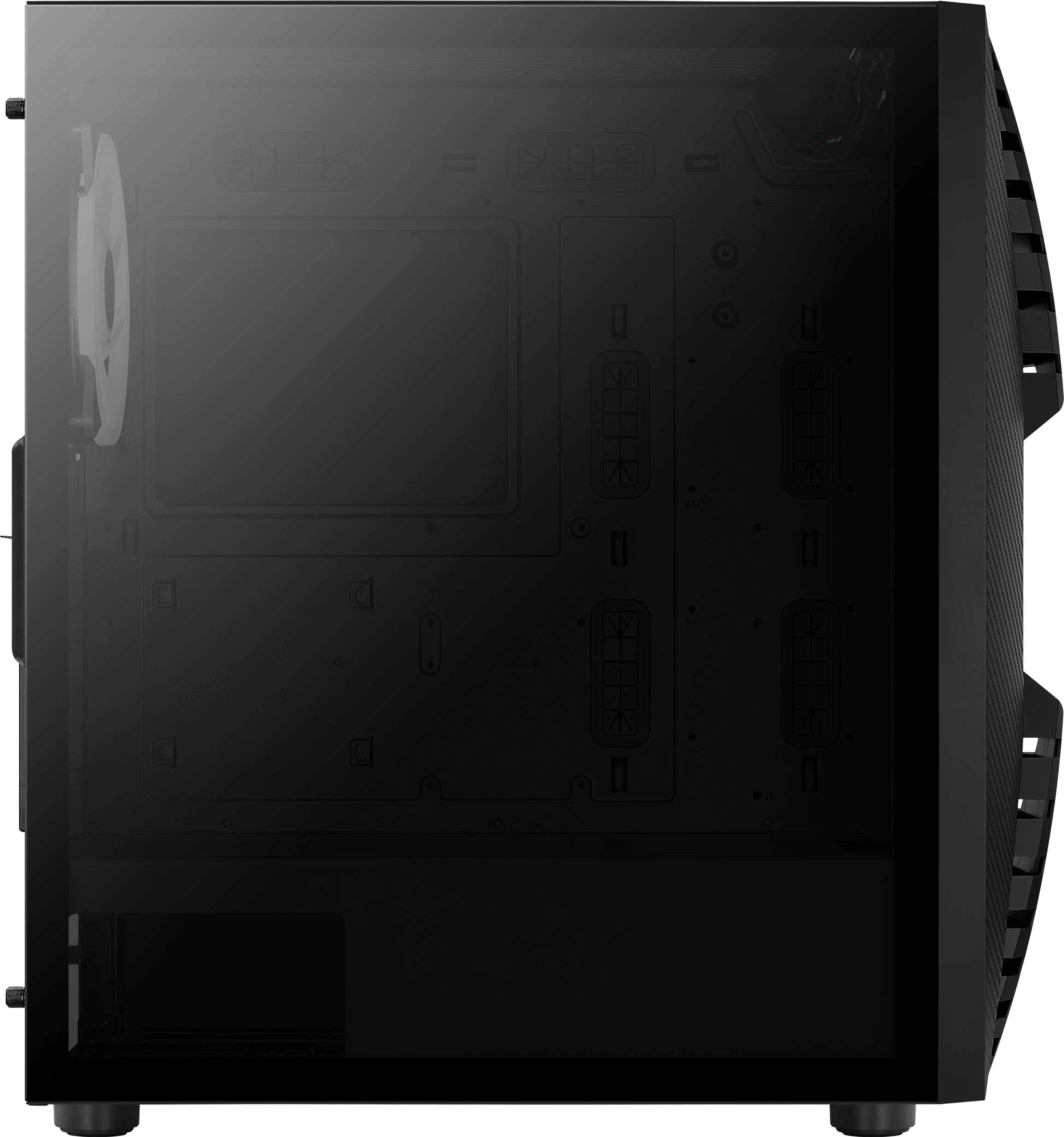Aerocool Cronus - Mid Tower case, window, Black