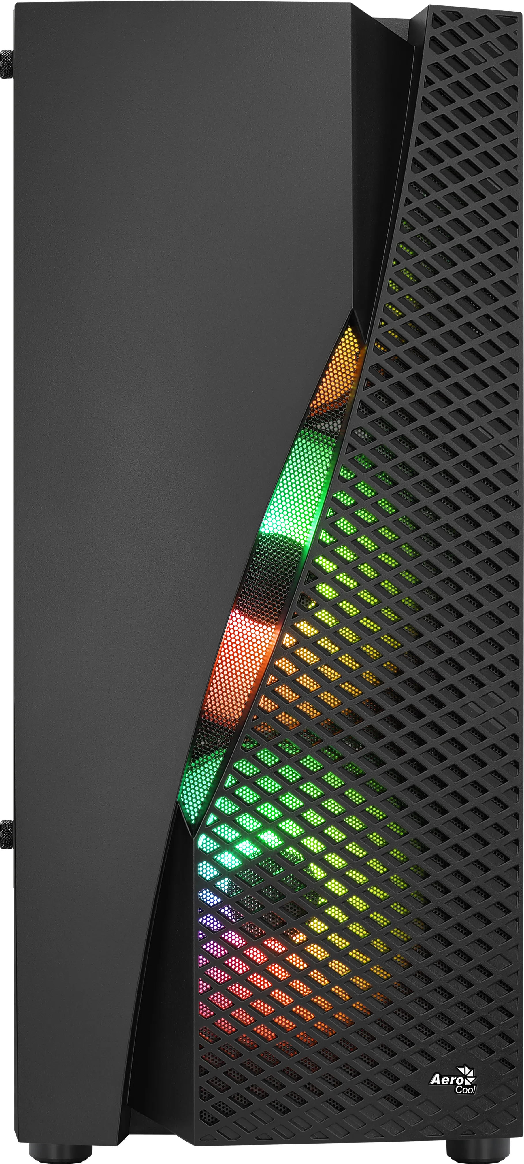 Wavebkv3 Atx Pc Case Tempered Glass 4Xrgb Fans Black