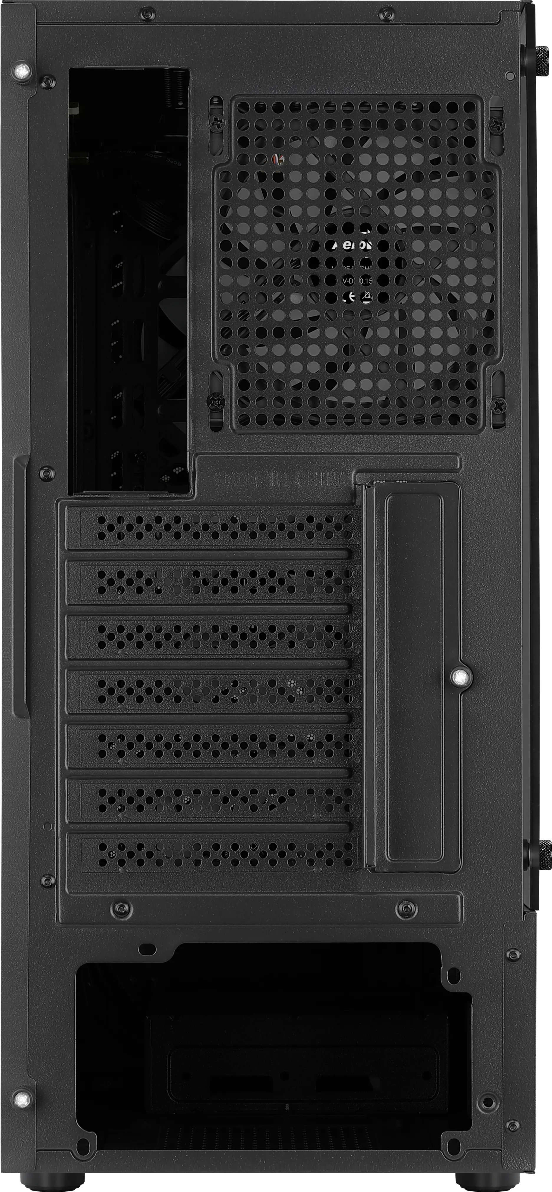 Wavebkv3 Atx Pc Case Tempered Glass 4Xrgb Fans Black