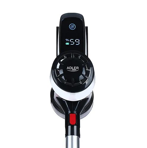 Adler AD 7048 0.8 L 350 W 2 Ah p&aring;sl&ouml;s - skaftdammsugare, vit, svart, r&ouml;d