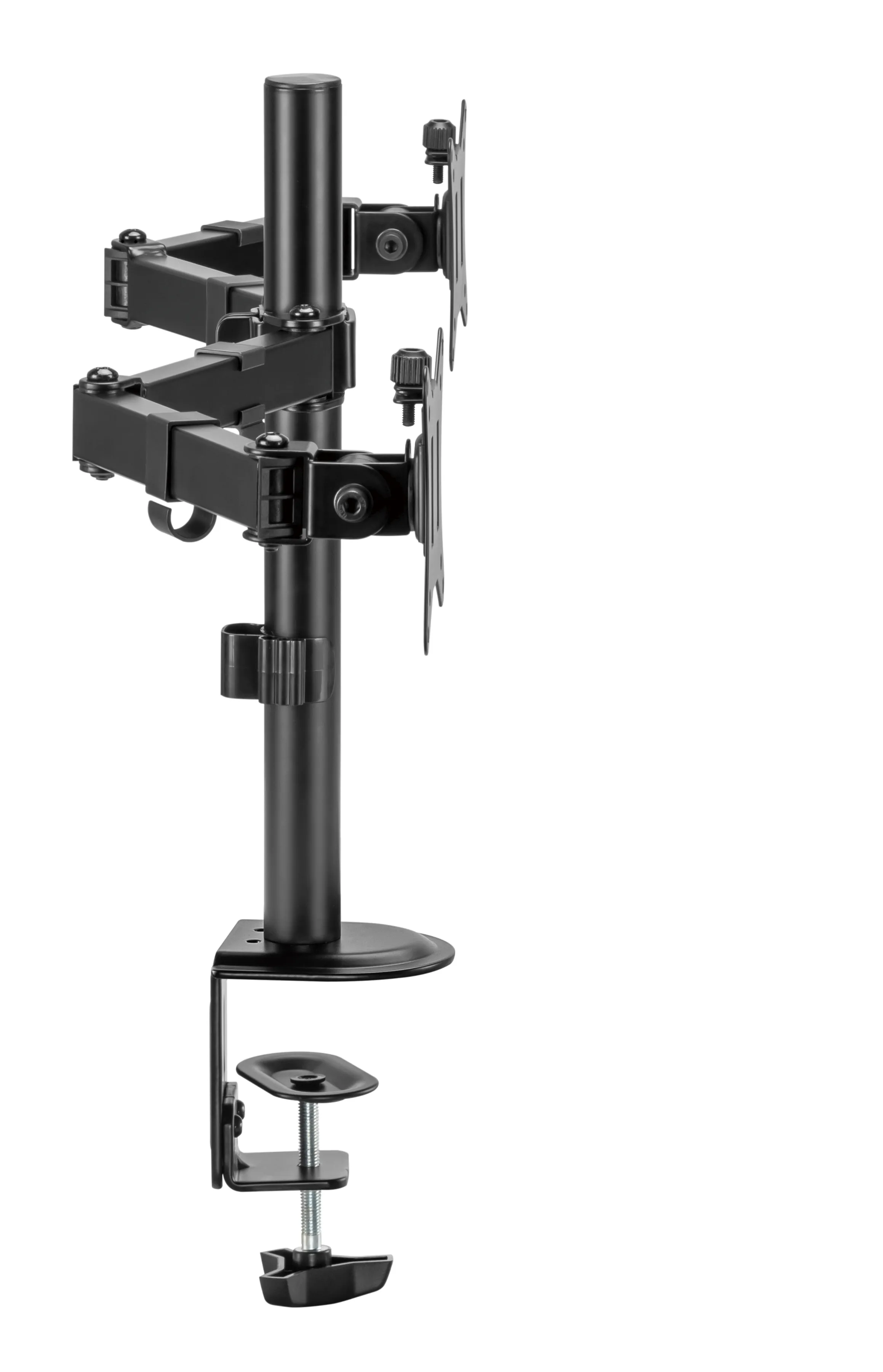 DELTACO ARM-0300-B Desk Mount, for 2 monitors, 13-32", 9kg, Black