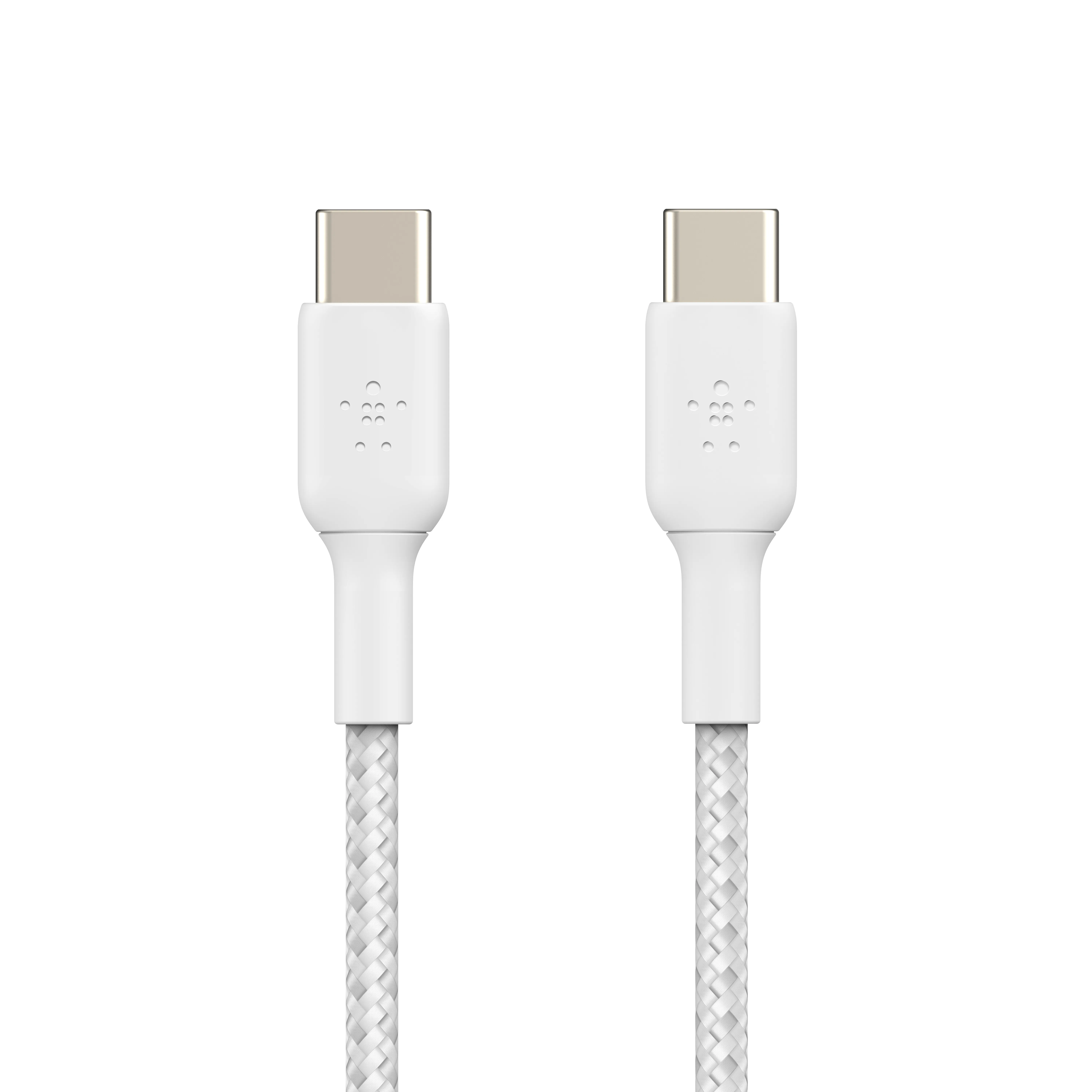 Belkin BoostCharge USB-C to USB-C Cable - White (2 pack), - kaapeli, 60W, 2m, Valkoinen