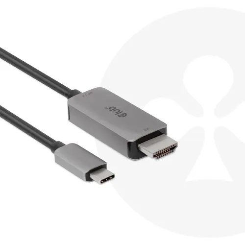 Club 3D 3.2 Gen2 USB-C - 2.1 HDMI 4K120Hz 8K60Hz HDR10+, DSC1.2 active - cable, Black, 3m