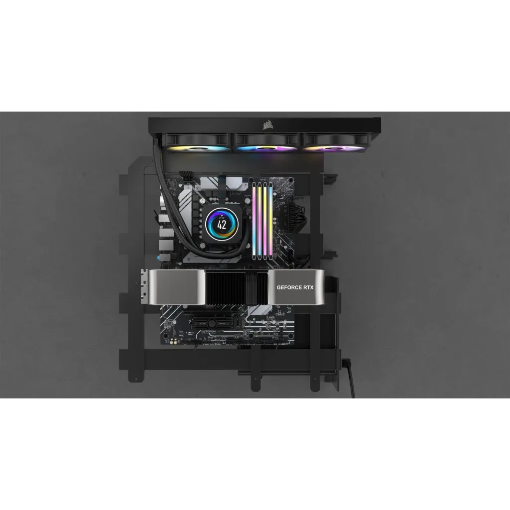 Corsair DOMINATOR TITANIUM RGB 96 Gt (2 x 48 Gt) DDR5 6600 MHz, CL32 -muisti, valkoinen (XMP)