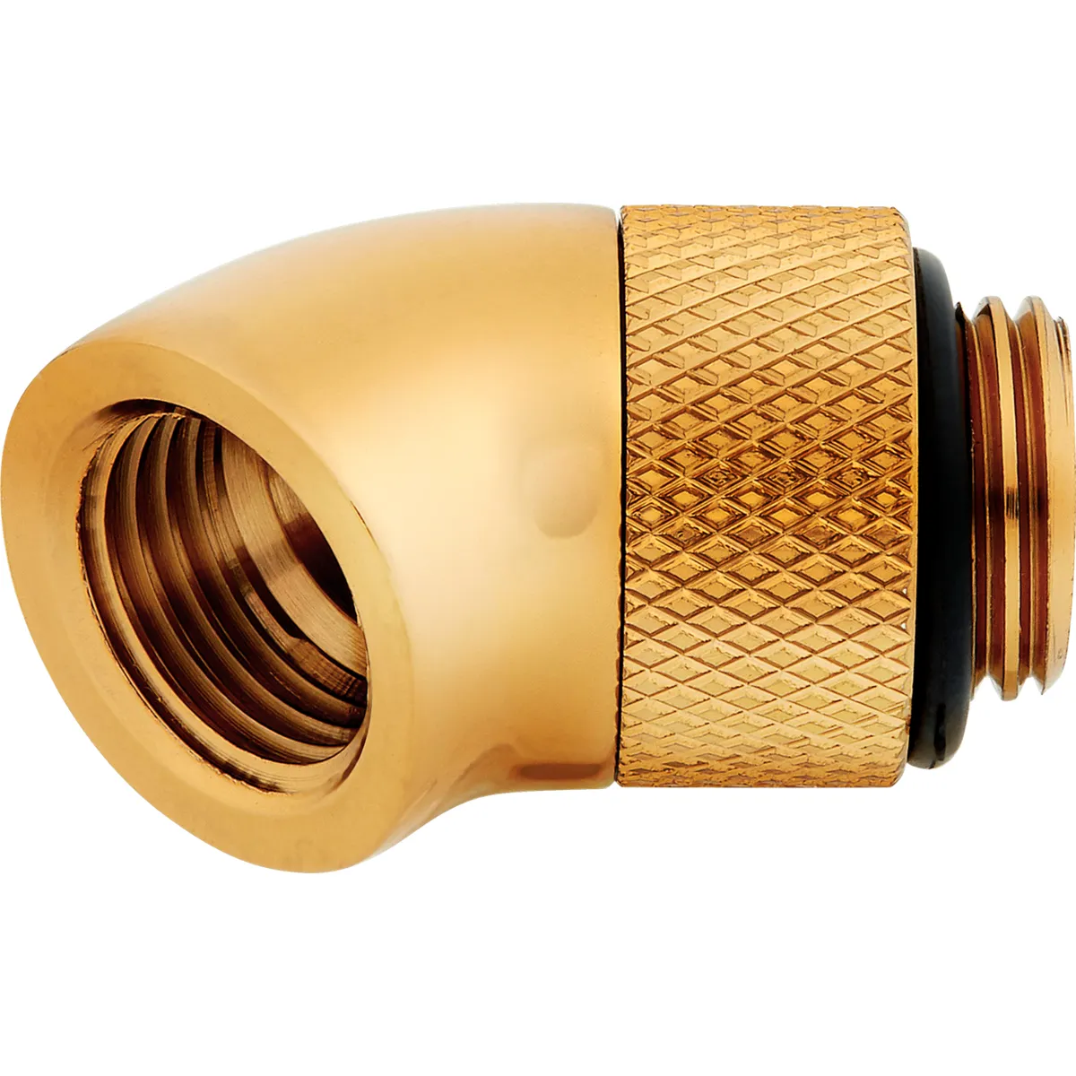 Corsair Fitting (adapter),XF Adapter 2-pack (45&deg; Angled rotary_ gold)