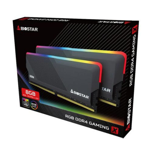 BIOSTAR Gaming X RGB 8GB (1 x 8GB) DDR4 3200 MHz, CL16 Memory