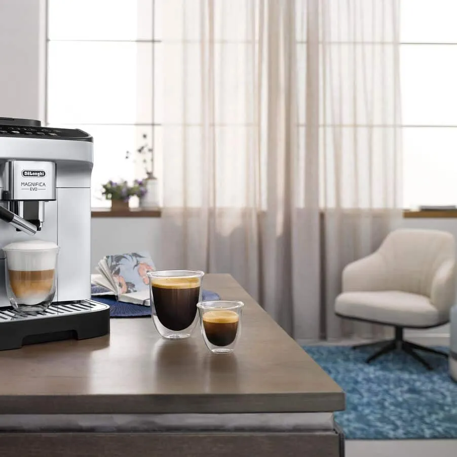 De'Longhi Magnifica Evo ECAM290.61.SB Fully Automatic Espresso Machine, Black and Silver