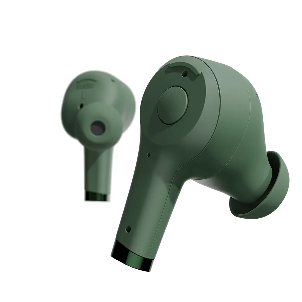 Sudio Ett - wireless in-ear headphones, green (Bundle)
