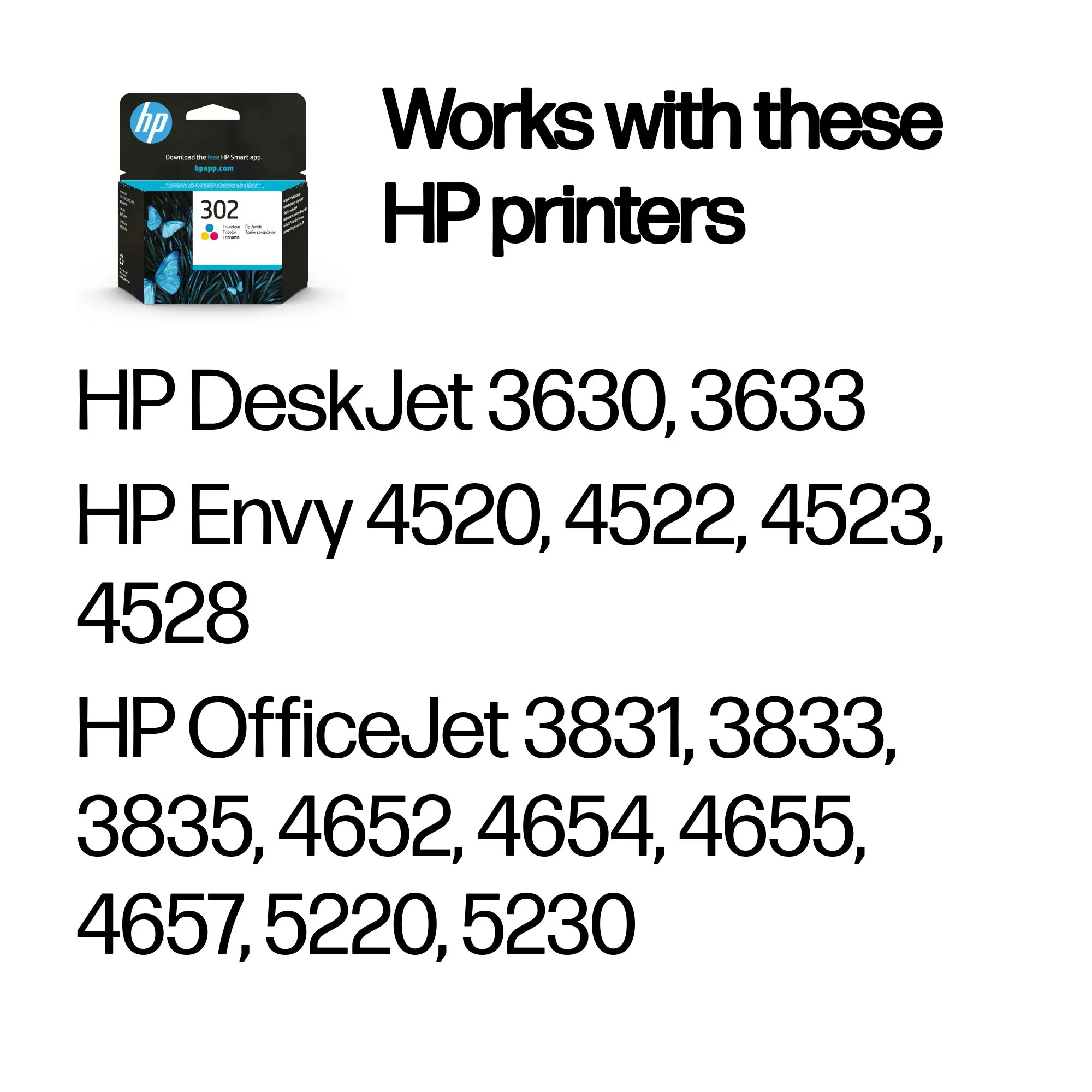 HP 302 color ink cartridge