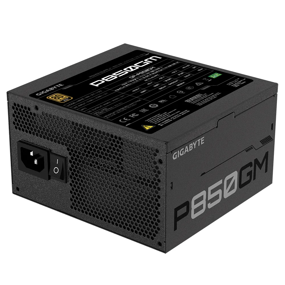 Gigabyte P850GM 850W - PSU, 80 Plus Gold