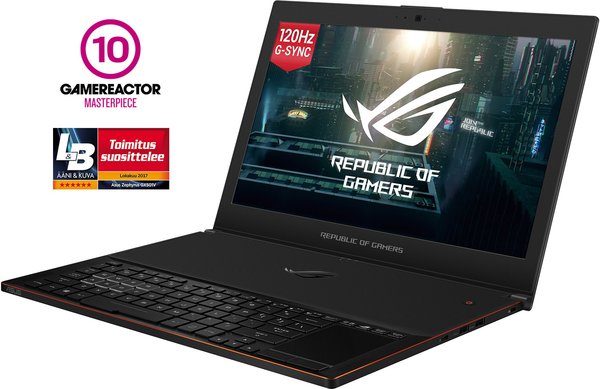Asus 15.6" GX501VI, 512GB SSD M.2, GeForce GTX 1080 8GB, Win 10 Home - Gaming b&auml;rbar dator