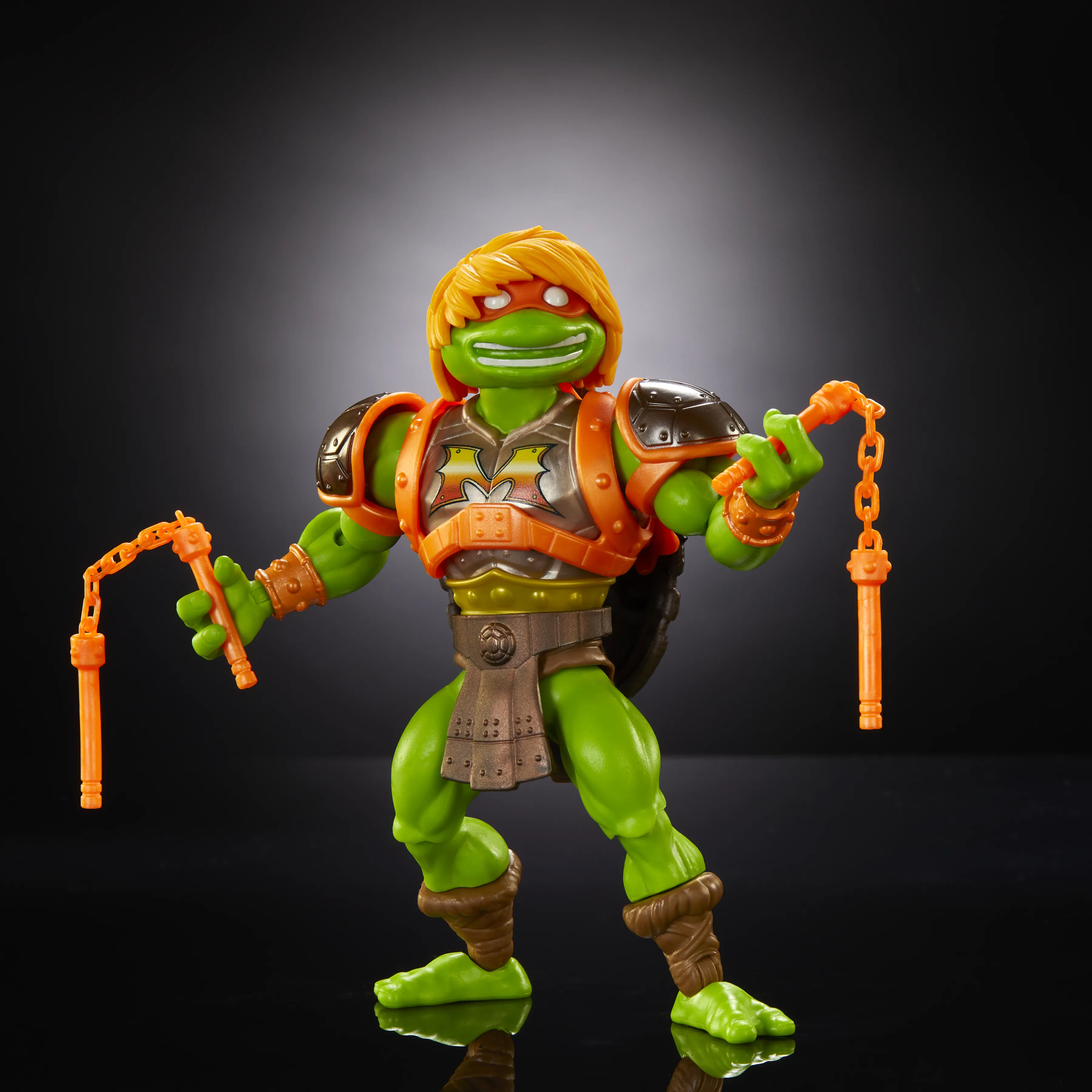 Mattel Masters of the Universe Origins Turtles of Grayskull Michelangelo, toy figure