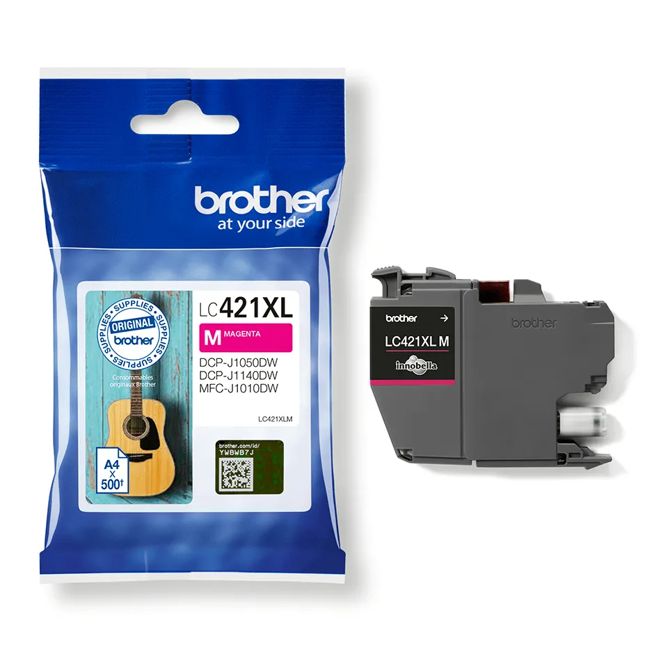 Brother LC421XLM XL ink cartridge, Magenta