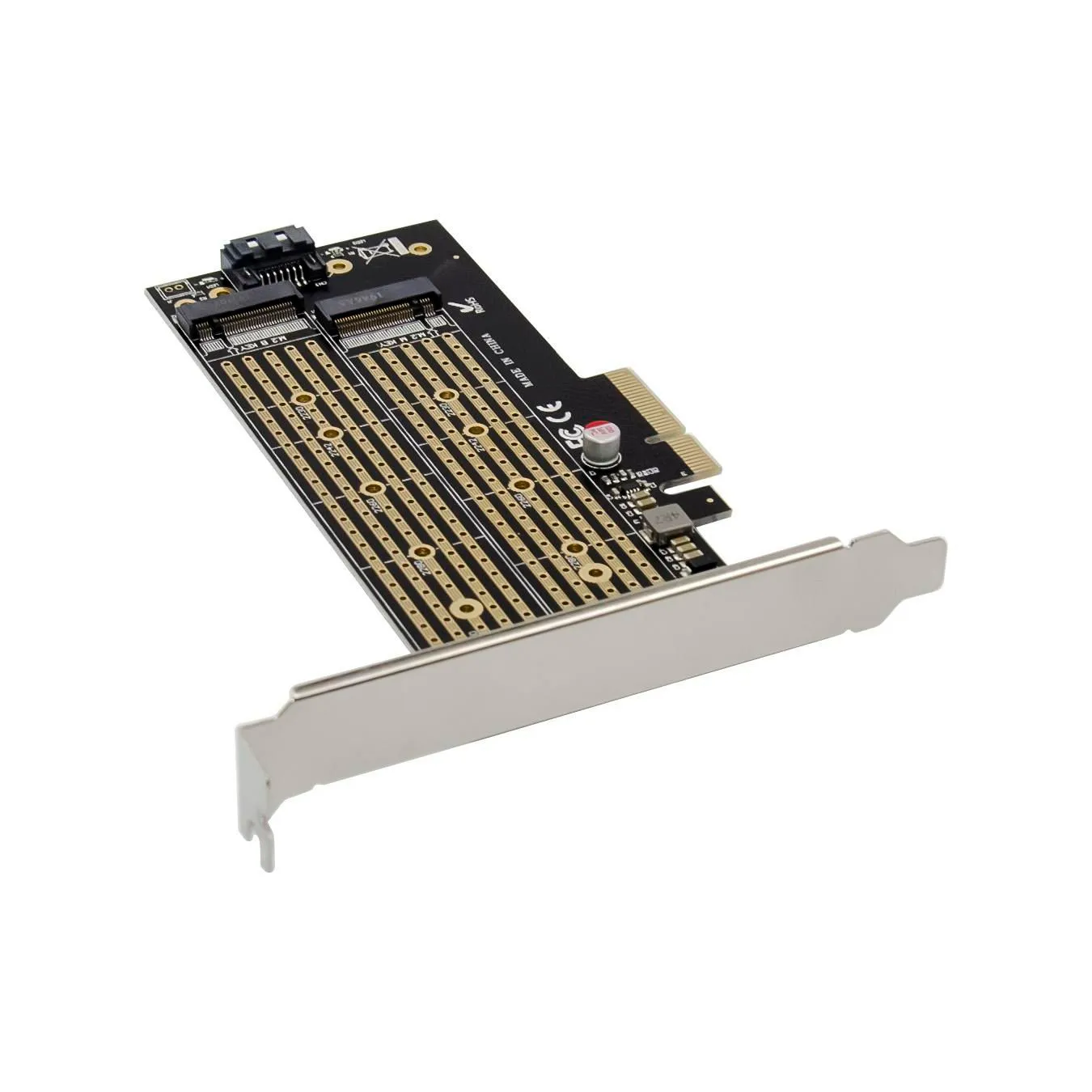 PCIe x4 M.2 Key NMVe SSD Adapt