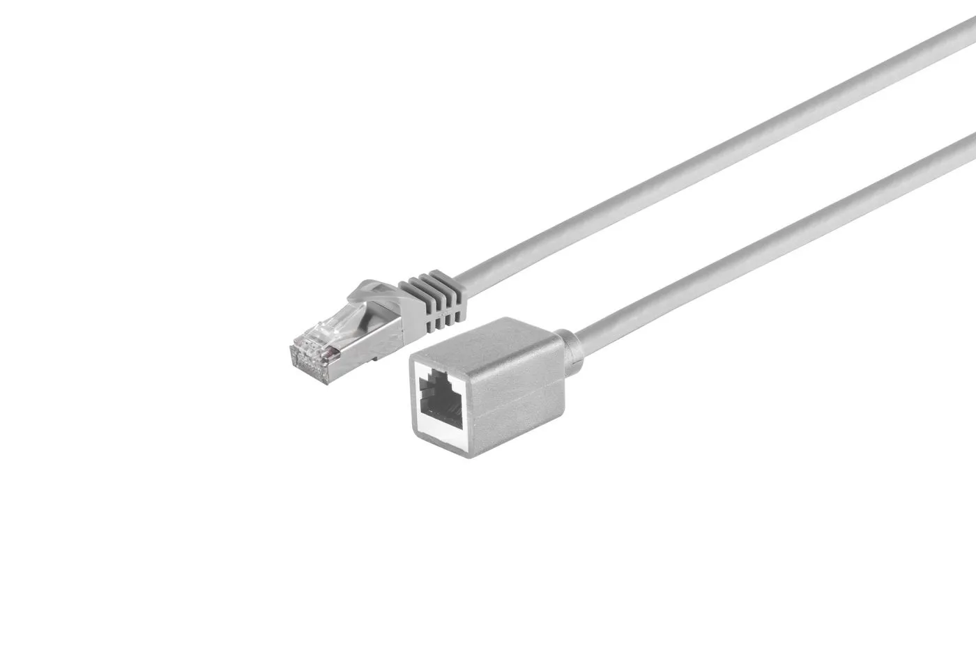 MicroConnect Cat7 S/FTP - network extension cable, 0.5 m, Grey