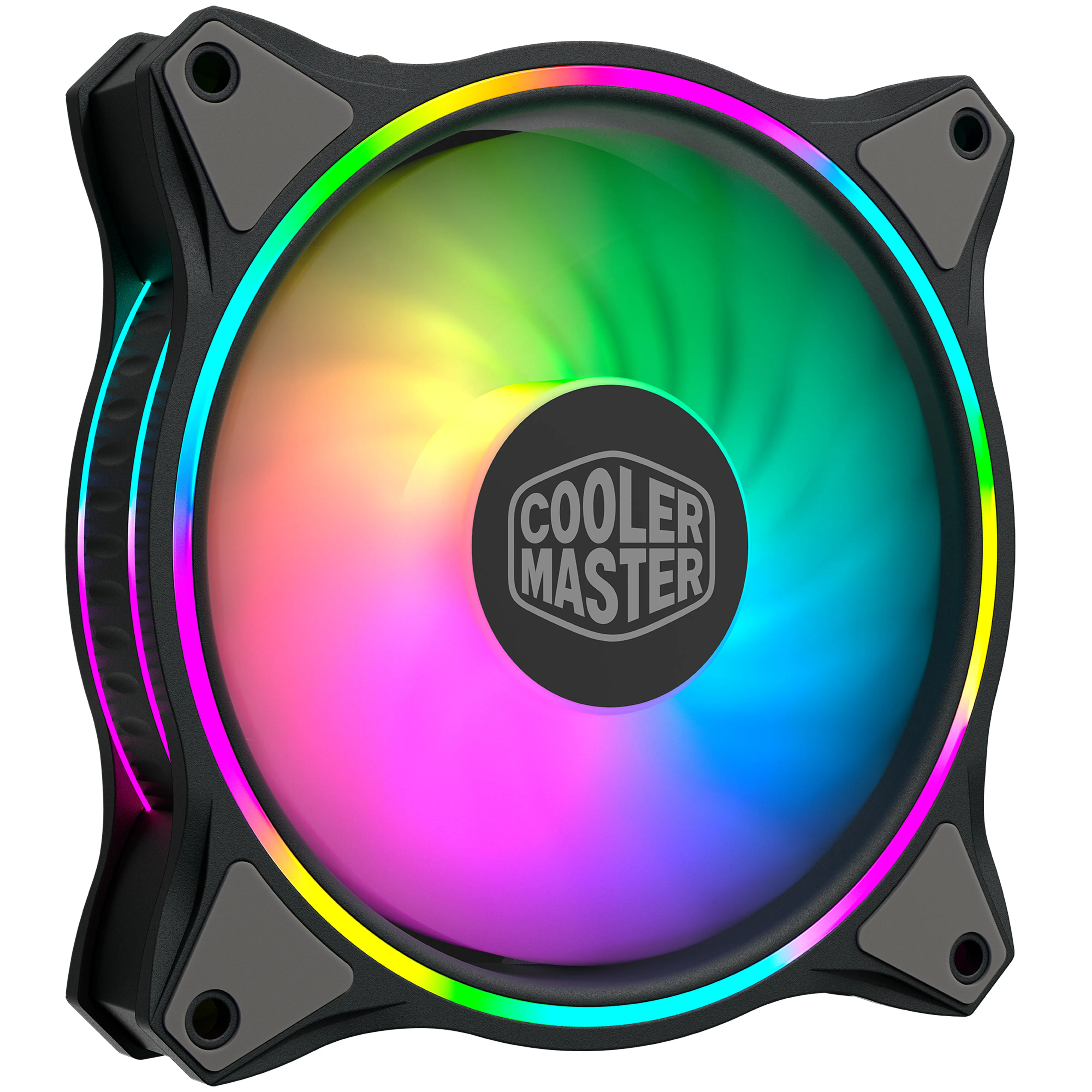 Cooler Master MasterFan MF Halo, 120mm - chassi fläkt, svart, 3st