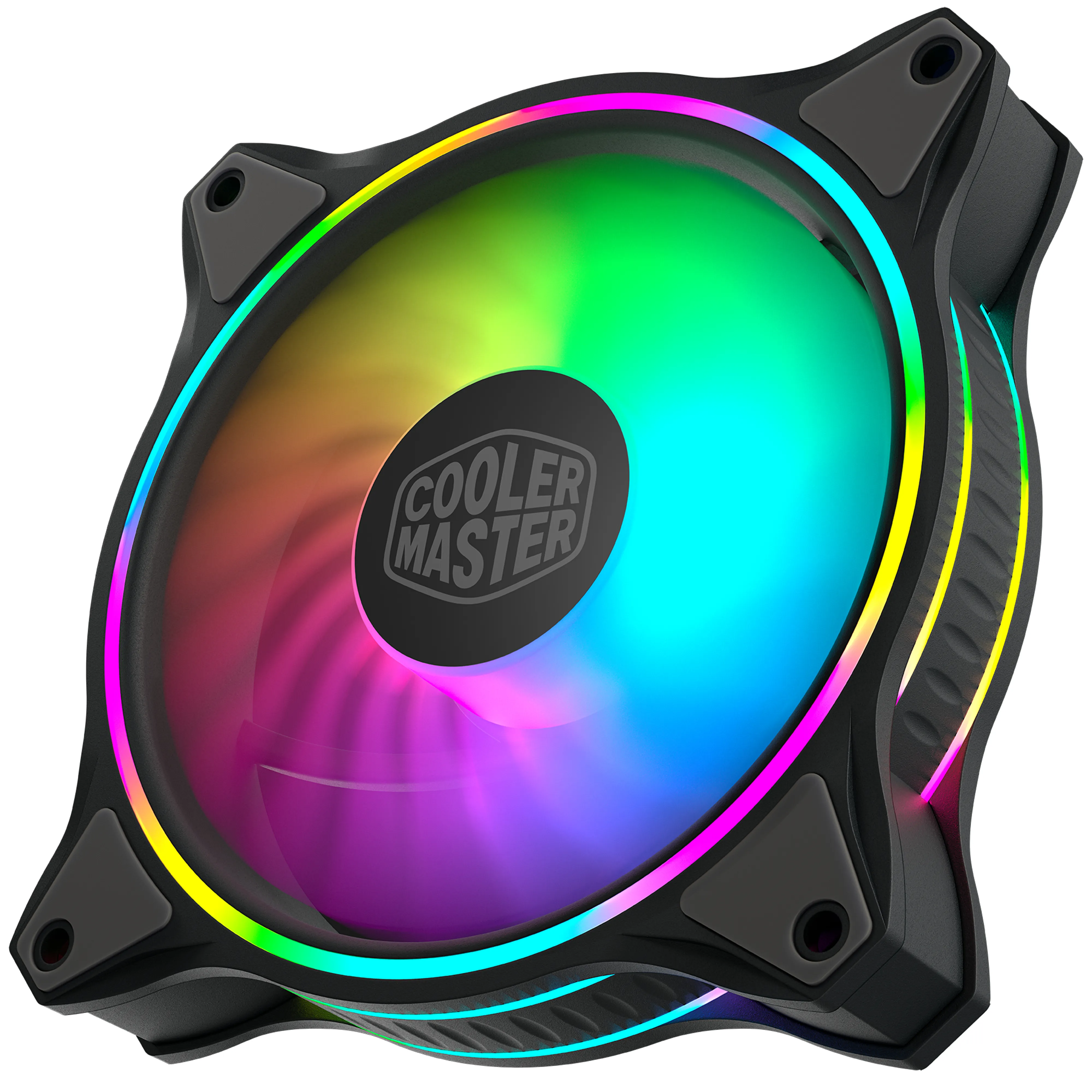 Cooler Master MasterFan MF Halo, 120mm - chassi fläkt, svart, 3st