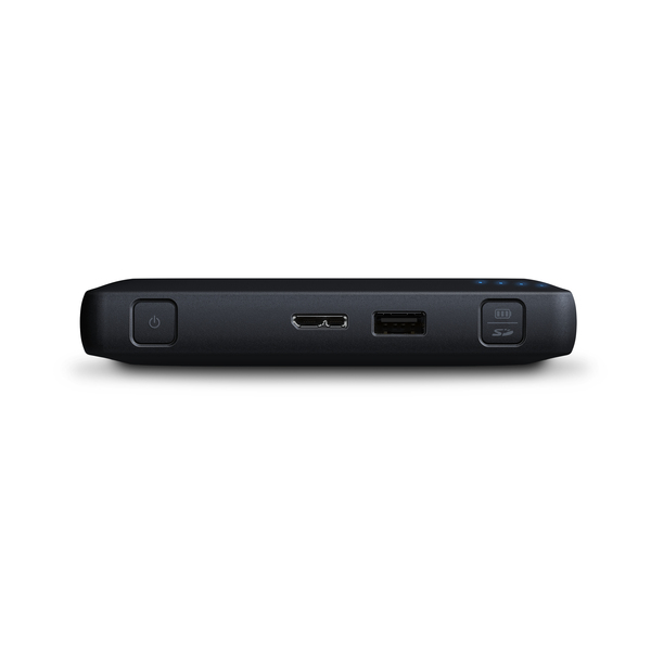WD My Passport Wireless Pro WDBSMT0030BBK - Verkkoasema - 3 Tt - HDD 3 Tt x 1 - USB 3.0 / 802.11ac