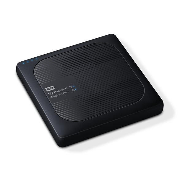 WD My Passport Wireless Pro WDBSMT0030BBK - Verkkoasema - 3 Tt - HDD 3 Tt x 1 - USB 3.0 / 802.11ac