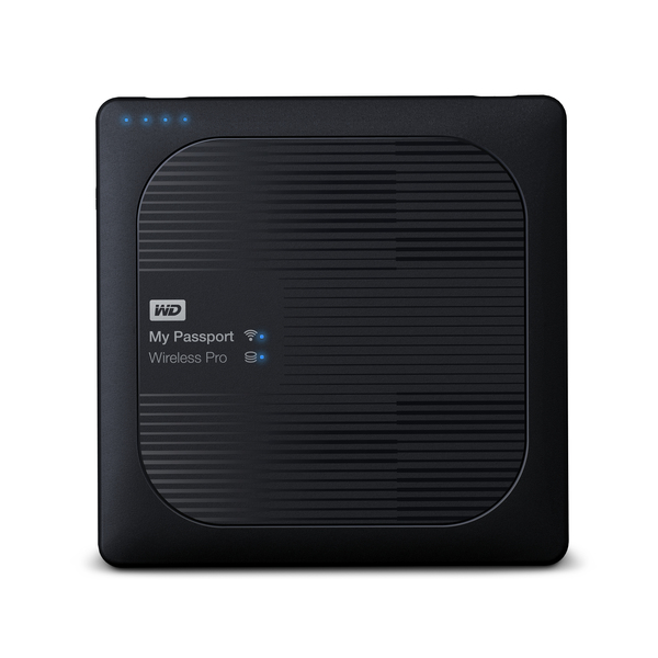 WD My Passport Wireless Pro WDBSMT0030BBK - Verkkoasema - 3 Tt - HDD 3 Tt x 1 - USB 3.0 / 802.11ac
