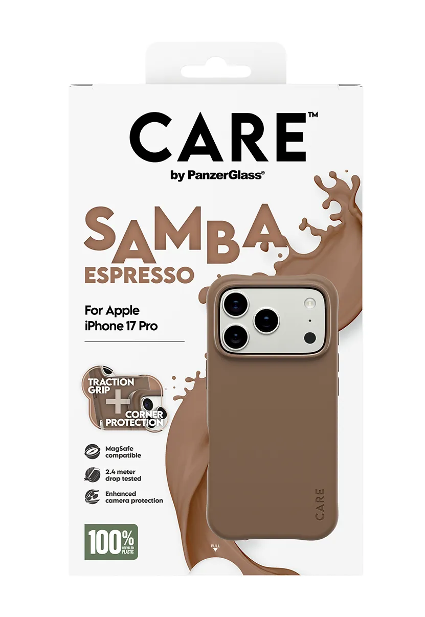 CARE Samba MagSafe Case for iPhone 17 Pro, Espresso
