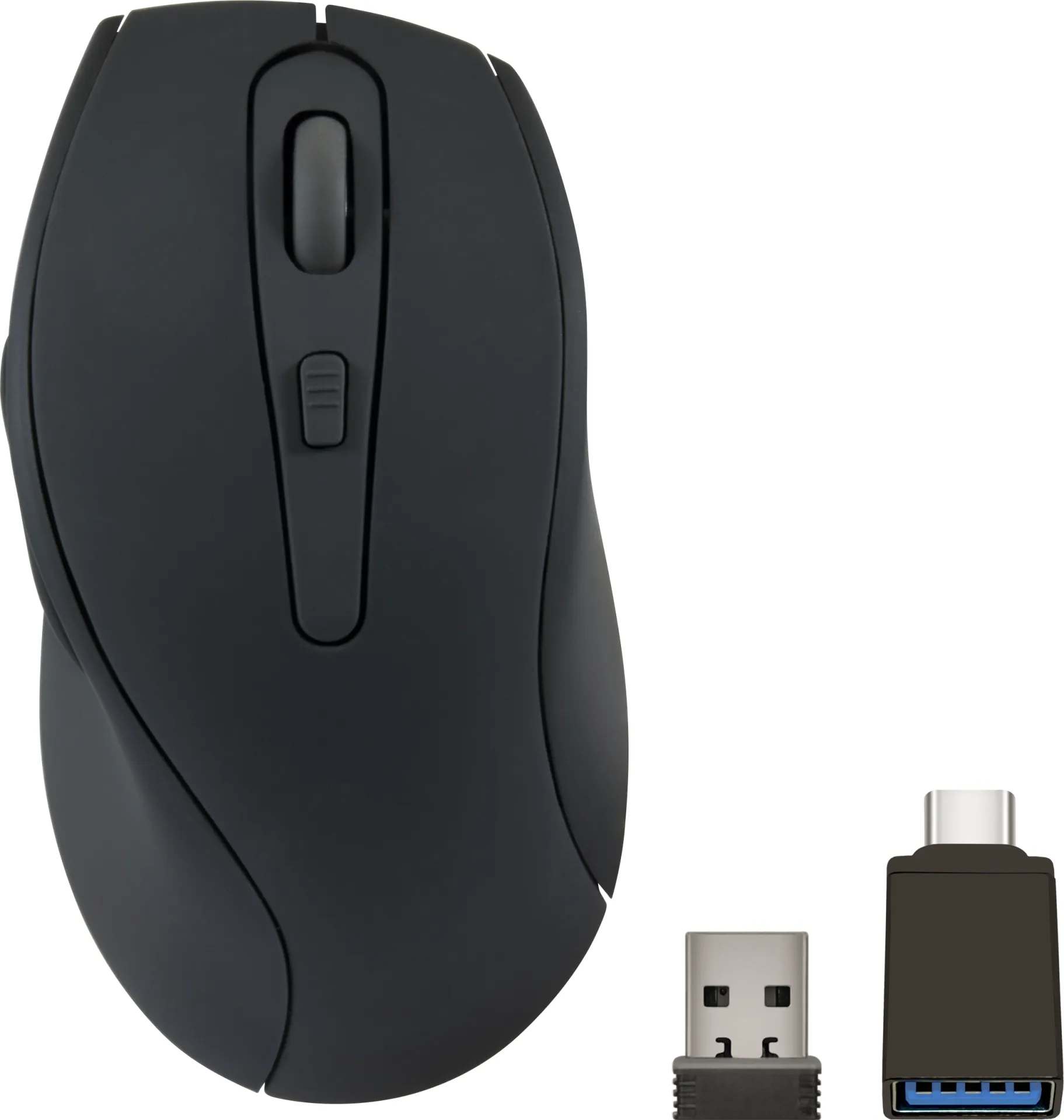 SPEEDLINK AXON Silent & Antibacterial Rechargeable Mouse - Wireless, USB-A/-C, rubber