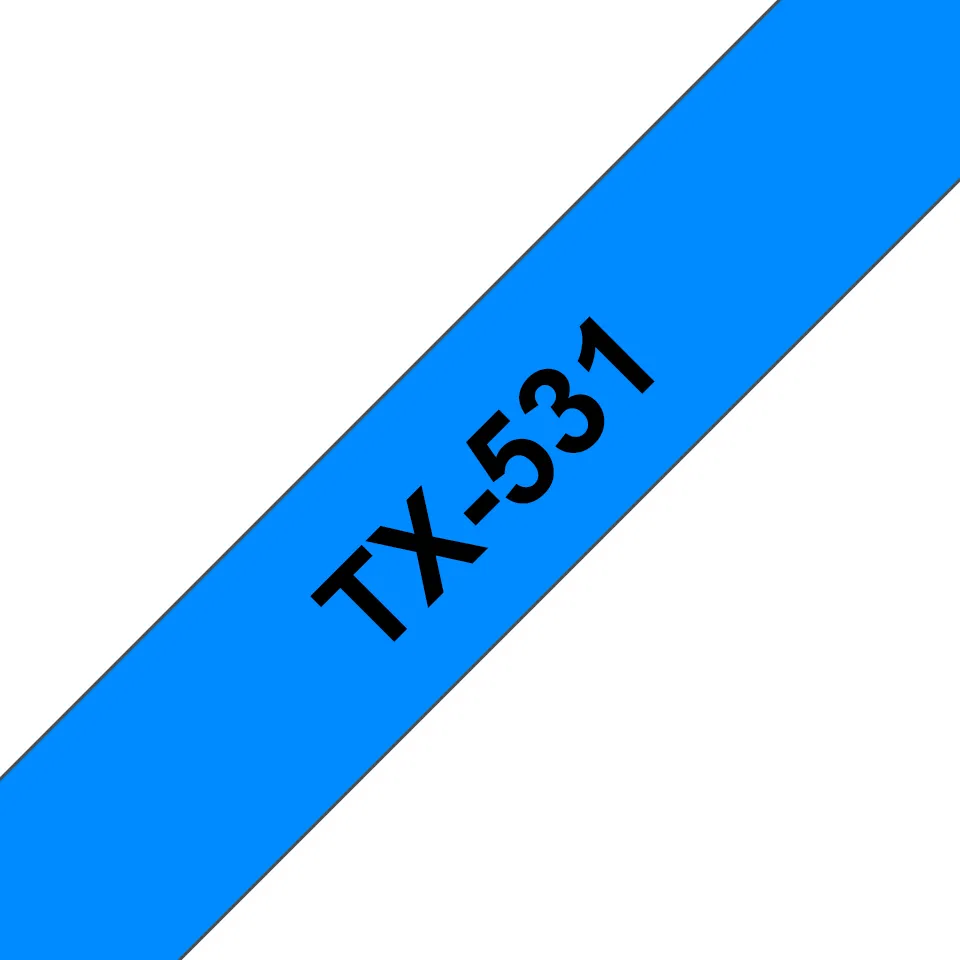 TX 12mm svart p&aring; bl&aring;