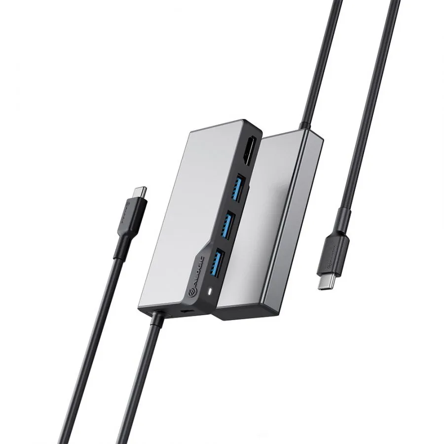 ALOGIC USB-C Fusion CORE 5 in 1 V2 HDMI & USB Hub ? Space Grey