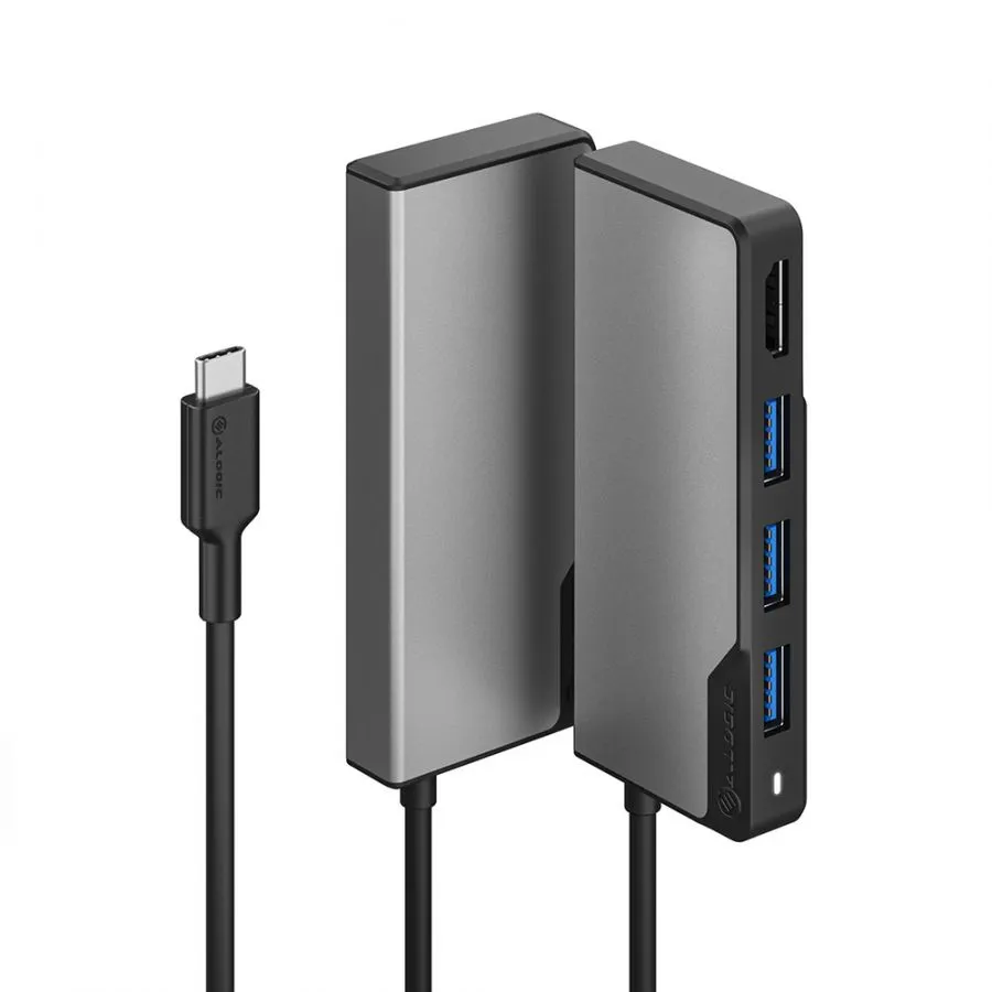 ALOGIC USB-C Fusion CORE 5 in 1 V2 HDMI & USB Hub ? Space Grey
