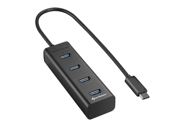 4-PORT USB 3.0 ALUMINIUM HUB