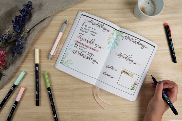 Tombow Creative Journaling Kit Pastel