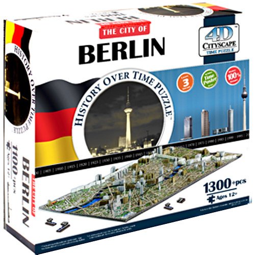 4D Cityscape Puzzle Berlin, Tyskland