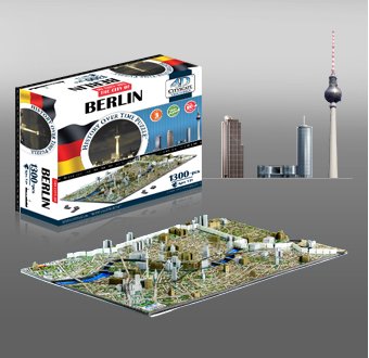 4D Cityscape Puzzle Berlin, Tyskland