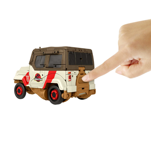 Mattel Jurassic World Fierce Changers Chase N' Roar T-Rex Toy Figure