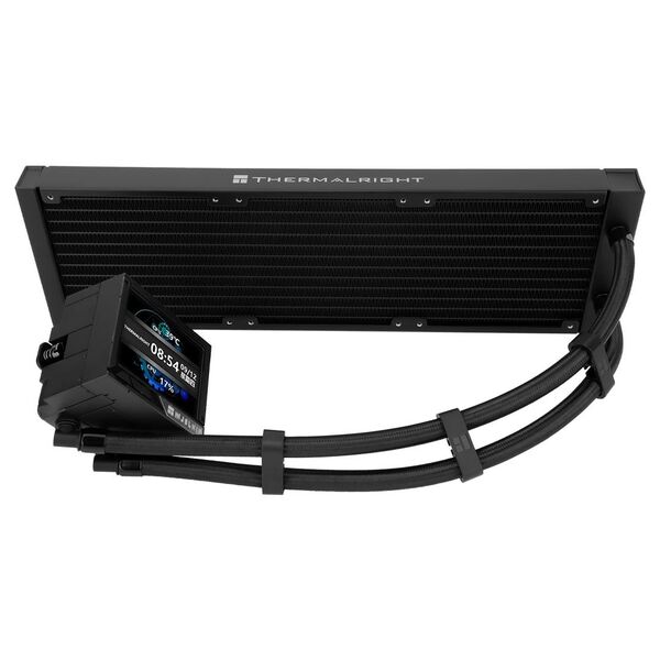 Thermalright Mjolnir Vision X 360 -nestej&auml;&auml;hdytysj&auml;rjestelm&auml;, Musta