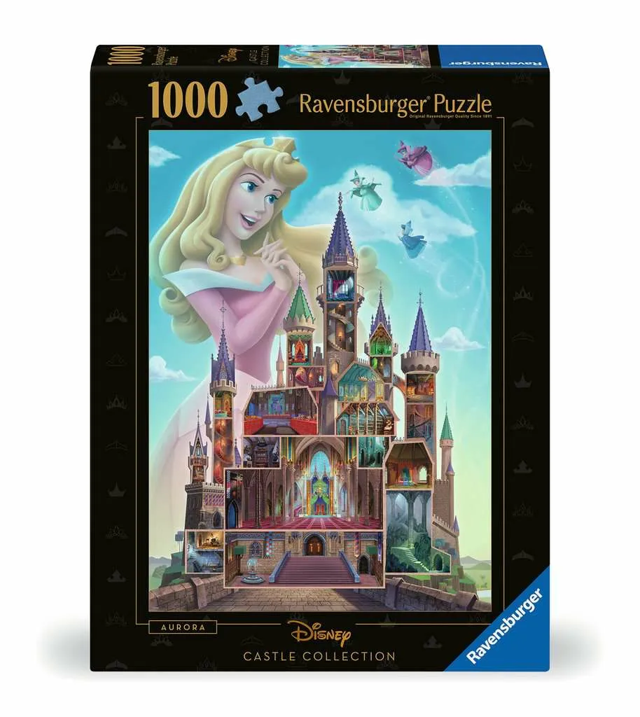 Ravensburger Disney Castles: Aurora -palapeli, 1000 palaa
