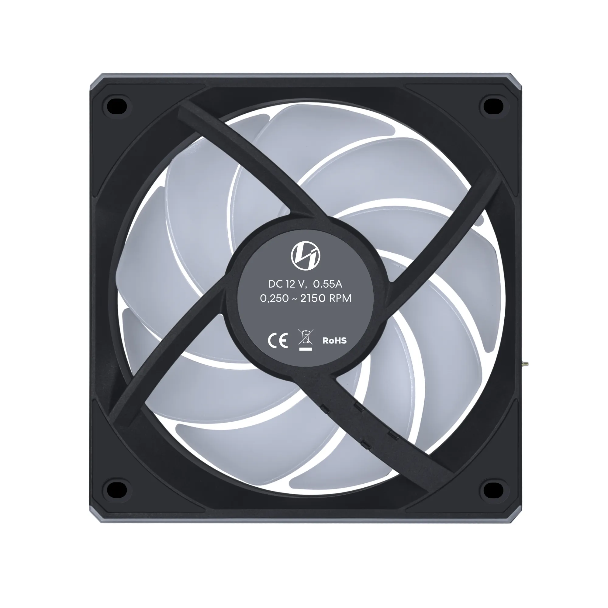 Lian Li UNI FAN CL Wireless PWM ARGB Fan, Fluid Dynamic Bearing, 120mm, Black