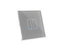 Iotty Smart Switch dubbelknapps frontpanel