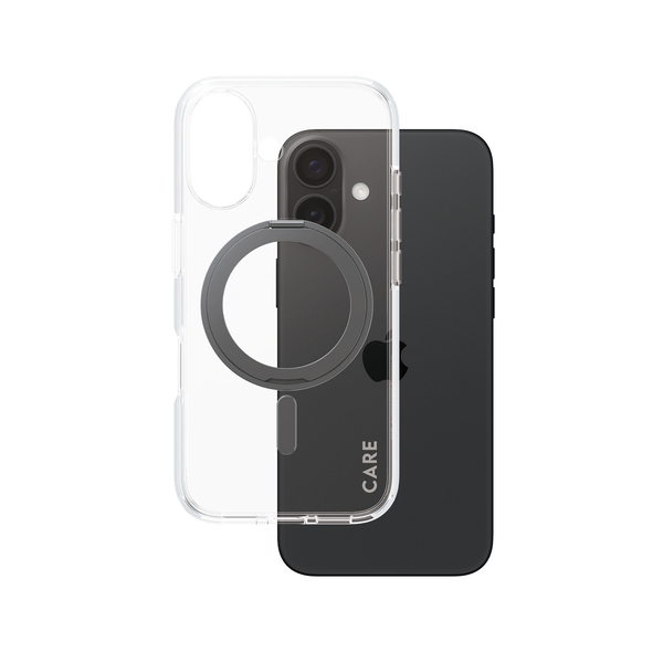 Care by PanzerGlass iPhone 16 MagSafe Fashionable Case, Black