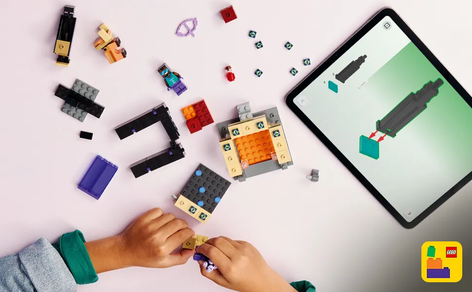 LEGO Minecraft Journey to the Nether Portal and the End Portal 21584