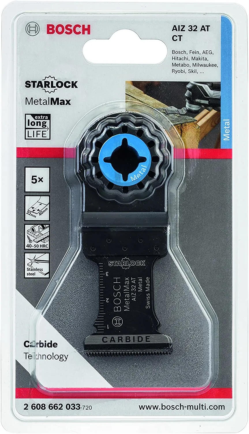 Bosch 5 Carb Diving Saw Blade MM AIZ 32 AT - 2608662033