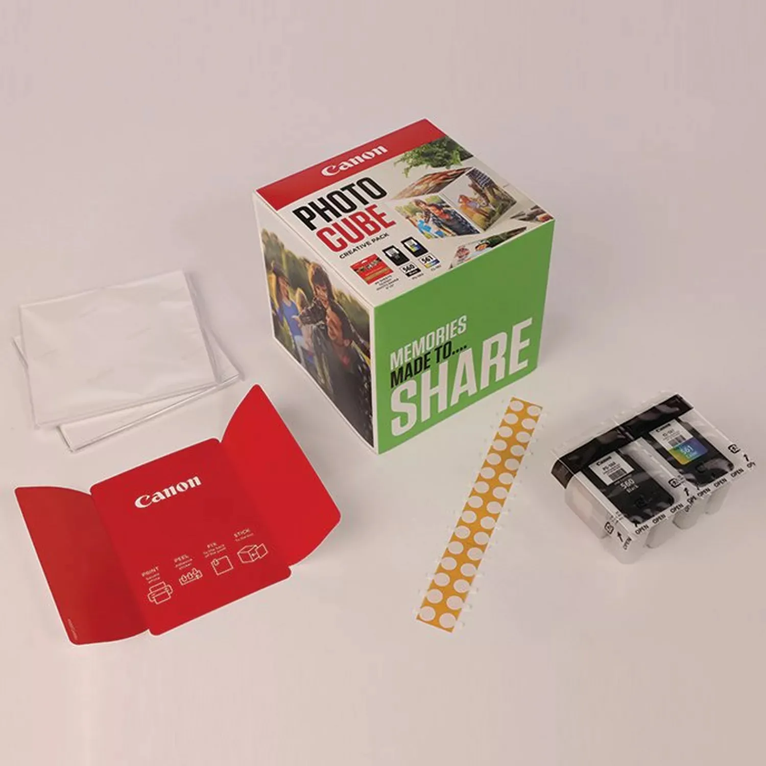 Canon PG-560/CL-561 ink cartridge kit, Black/Color, 2 pcs