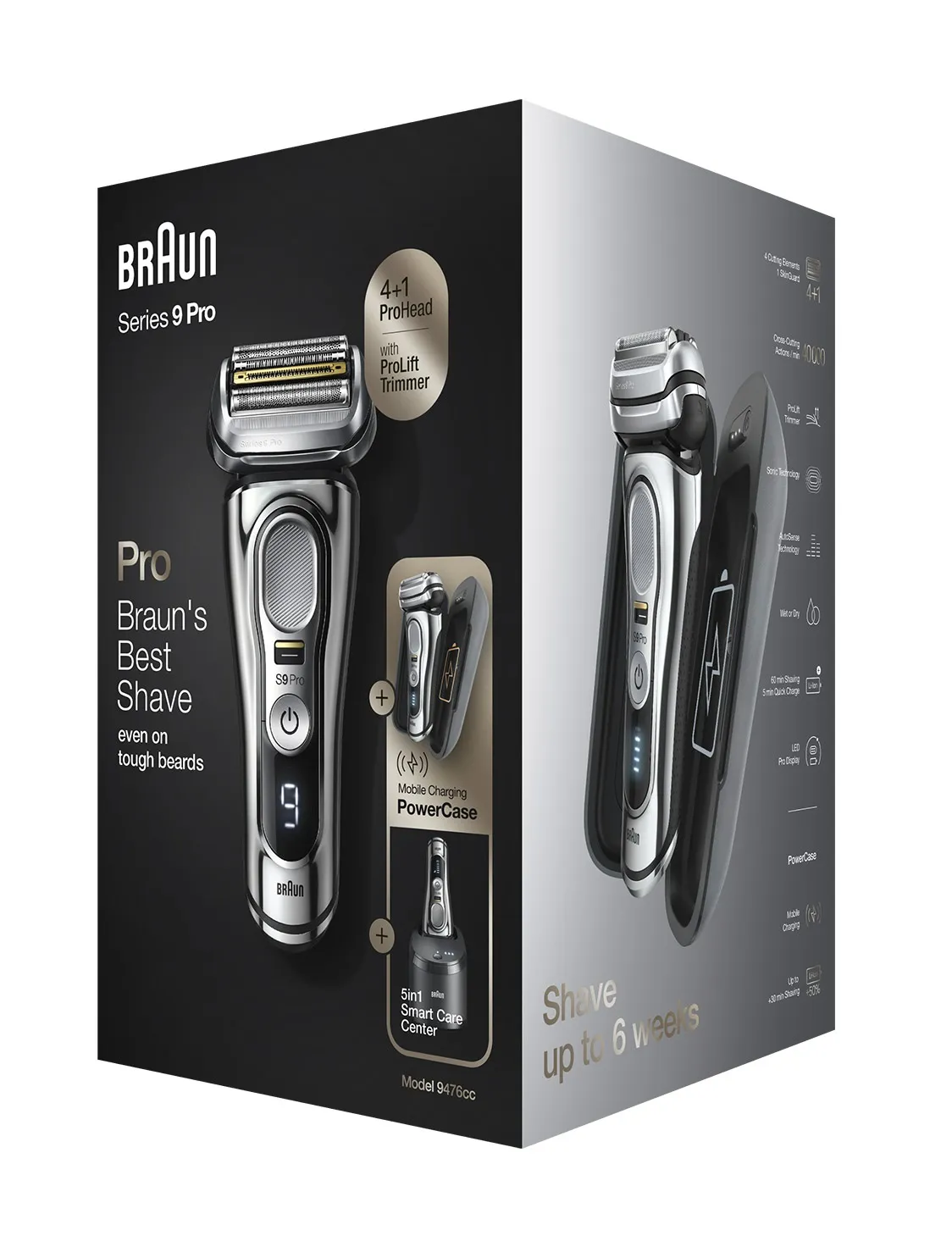 Braun Series 9 9476cc Wet & Dry - shaver