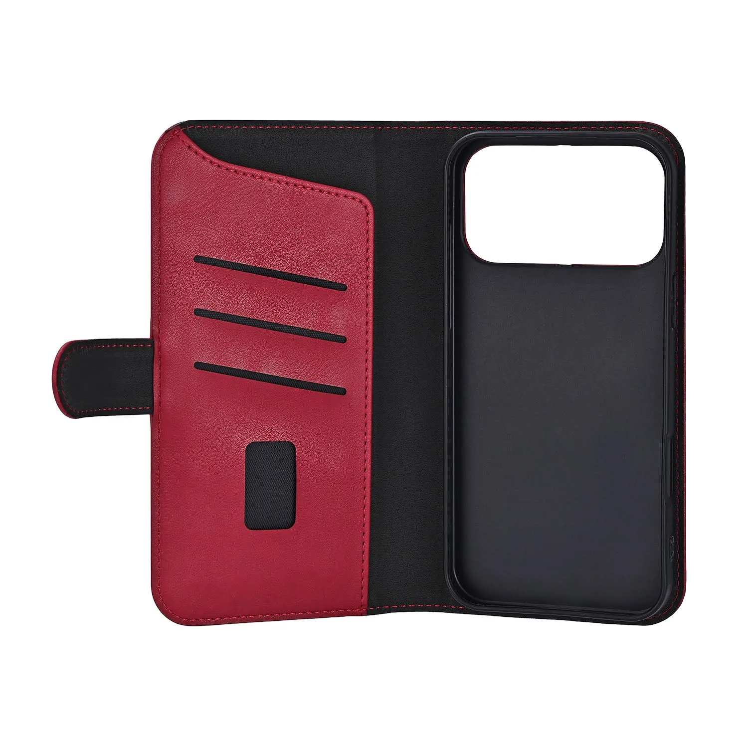 Gear Classic MagSerie iPhone 17 Pro Max - wallet case, Deep Red