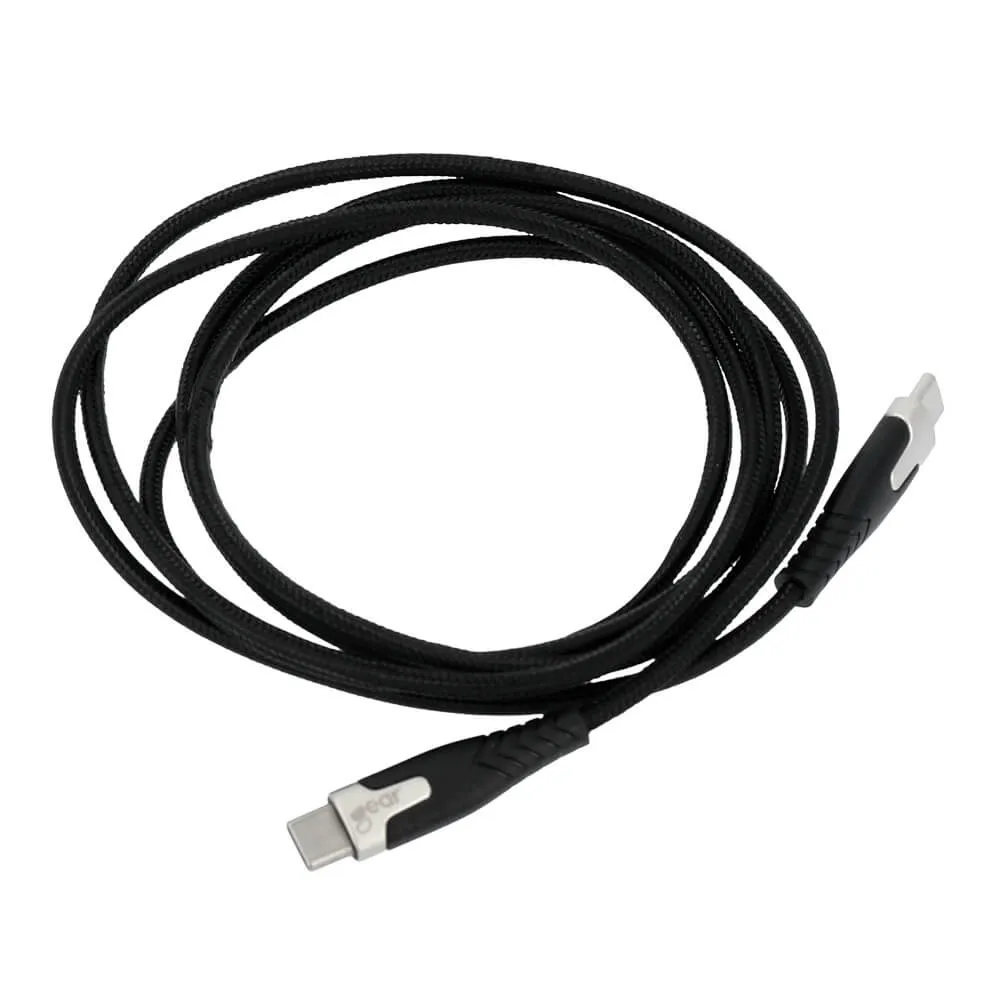 GEAR Pro USB-C kabel, 60 W, 1,5 m, svart