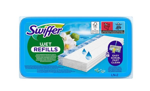 Swiffer Wet Mop Refill Cloths Morning Fresh, 20 pieces