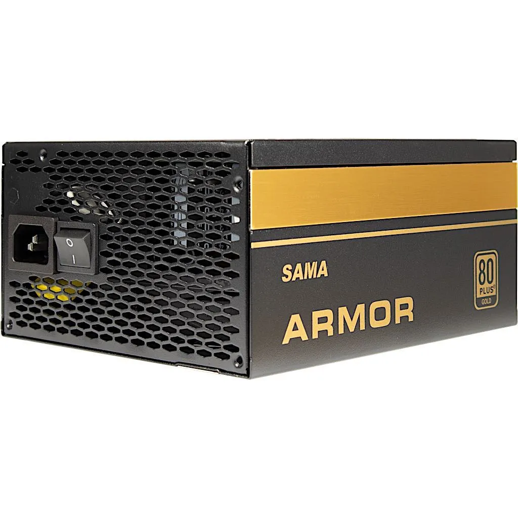 Inter-Tech SAMA FTX-850-B ARMOR 900W - Power supply, 80 Plus Gold