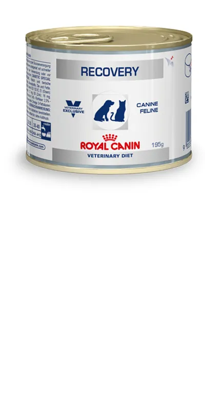 Royal Canin Veterinary Diet Recovery, V&aring;tfoder f&ouml;r hund och katt, Adult, 195 g