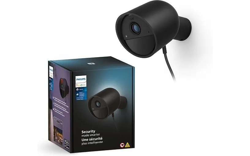 HUE SECURE CAM WIRED BLACK EU 1PK