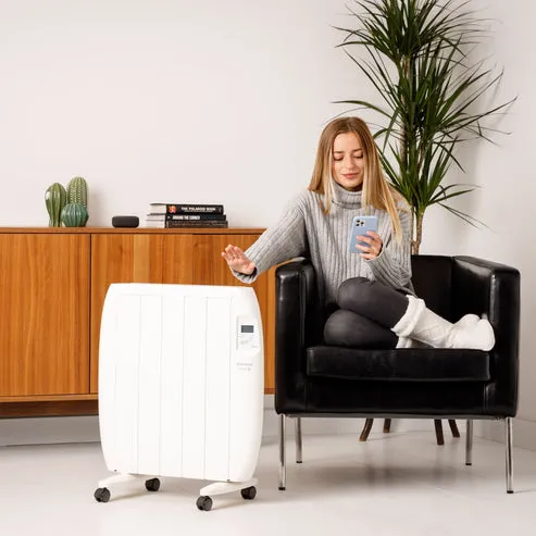 Taurus Electric Radiator WiFi -s&auml;hk&ouml;l&auml;mmitys, valkoinen, 900w
